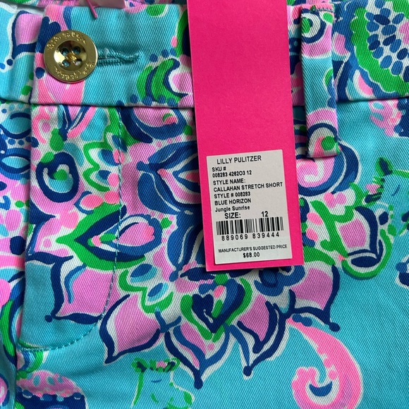 NWT Lilly Pulitzer Callahan Stretch Short, Size 12 - Picture 4 of 5